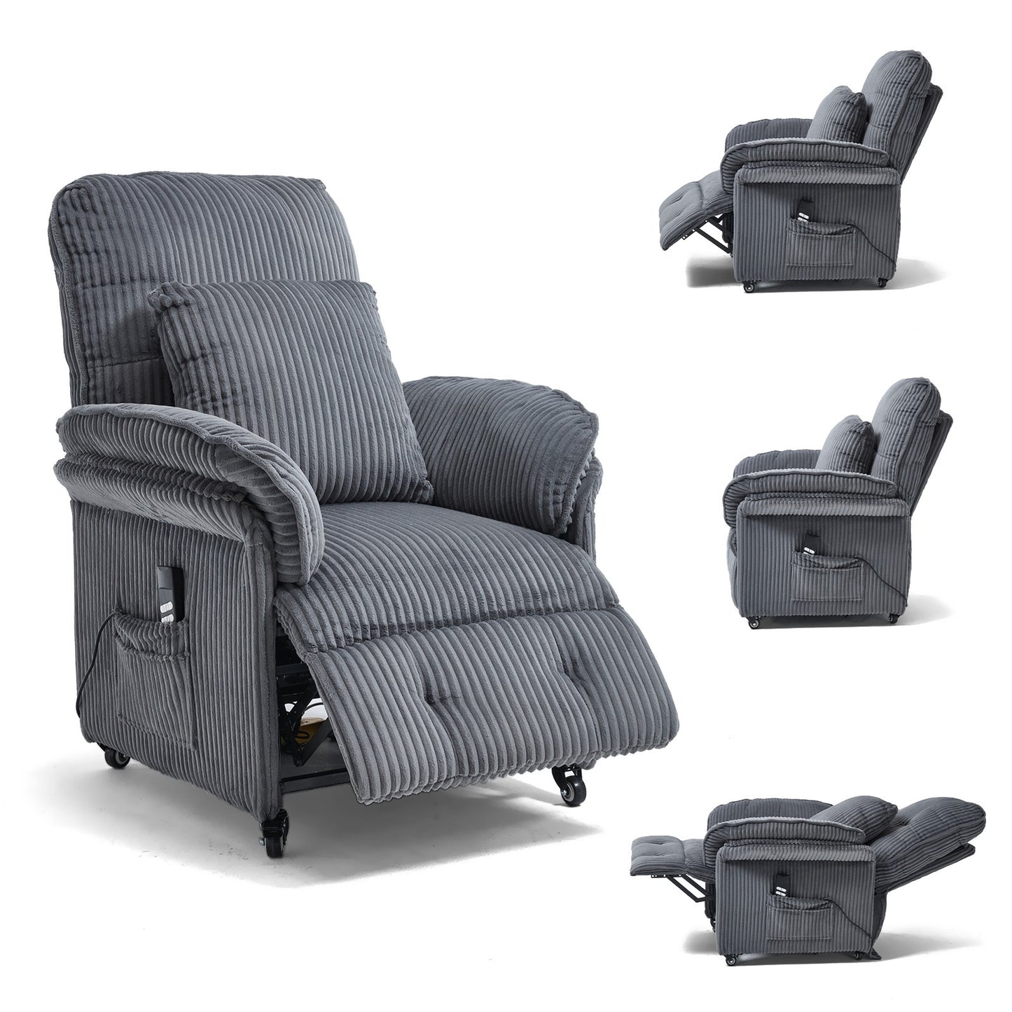 Elektrischer Relaxsessel – Doppelmotor, Luxus Komfort & Funktionalität R-Edition