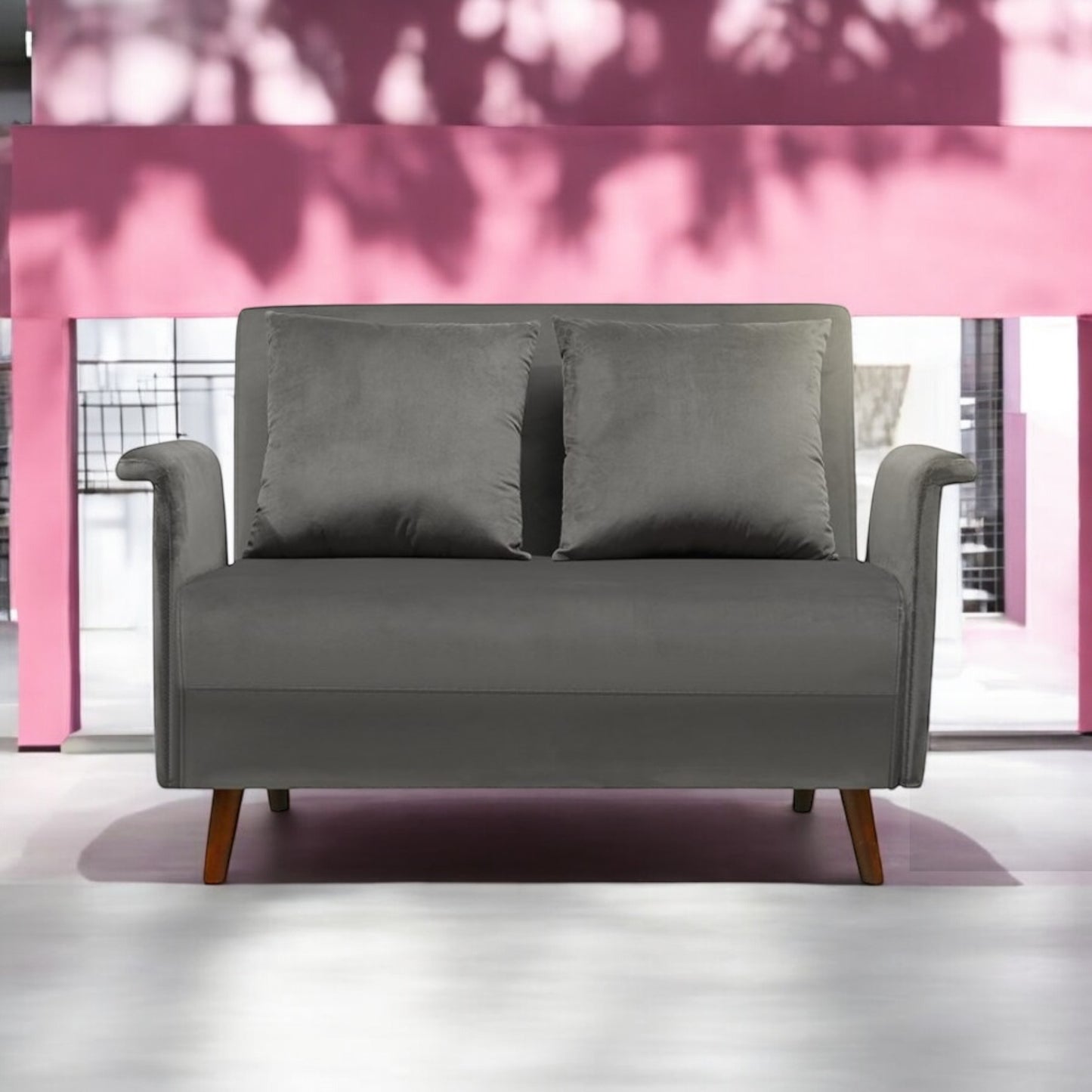 ALTIN™ Schlafsessel Samtgrau – Eleganter Liegesessel mit Verstellfunktion für stilvolle Wohn- & Schlafzimmer