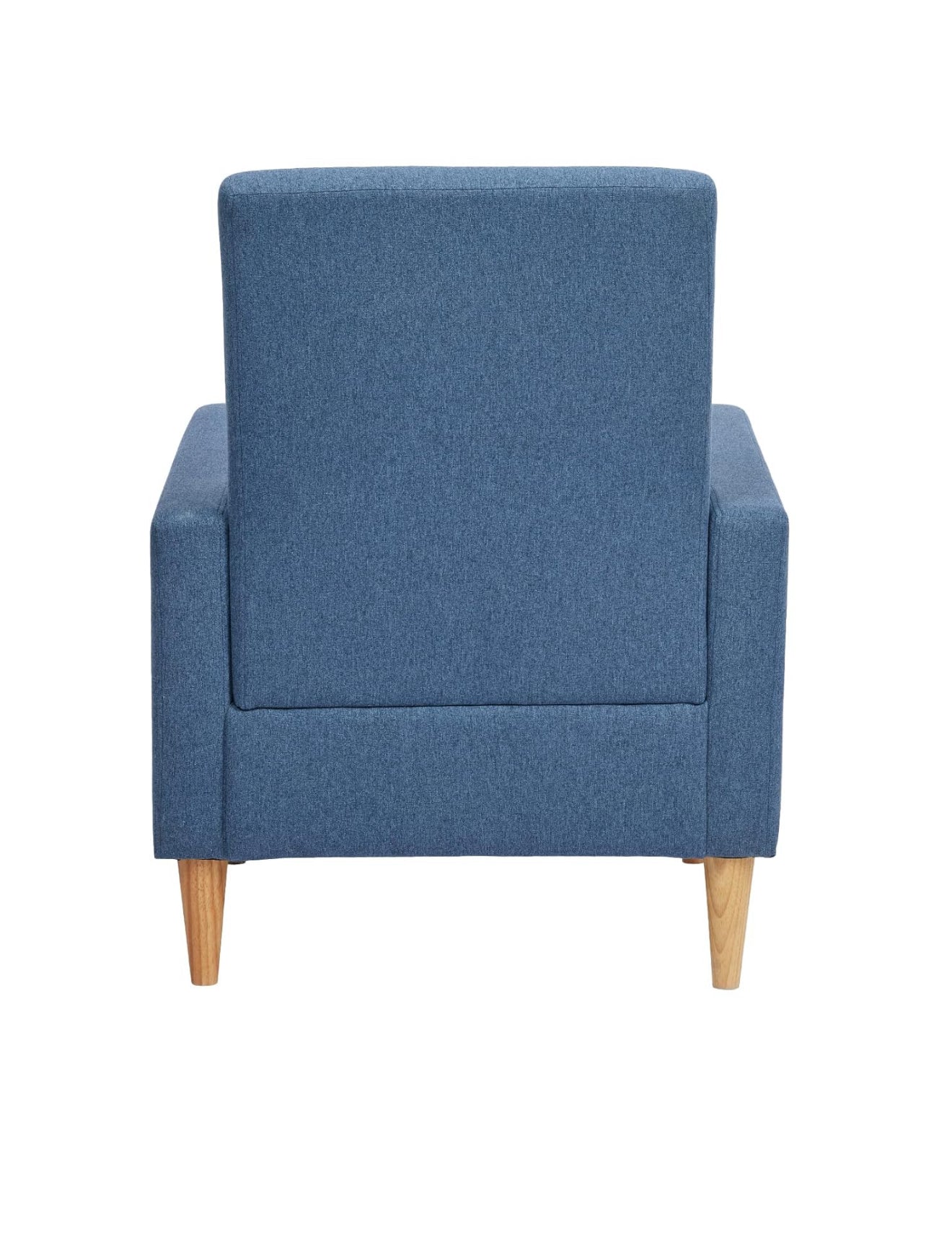 COLAMY Einzelsessel – Moderner Polstersessel mit Holzbeinen, Memory-Schaum & ergonomischer Rückenlehne – 5 Farben verfügbar (Gelb, Beige, Blau, Grau , Creme )