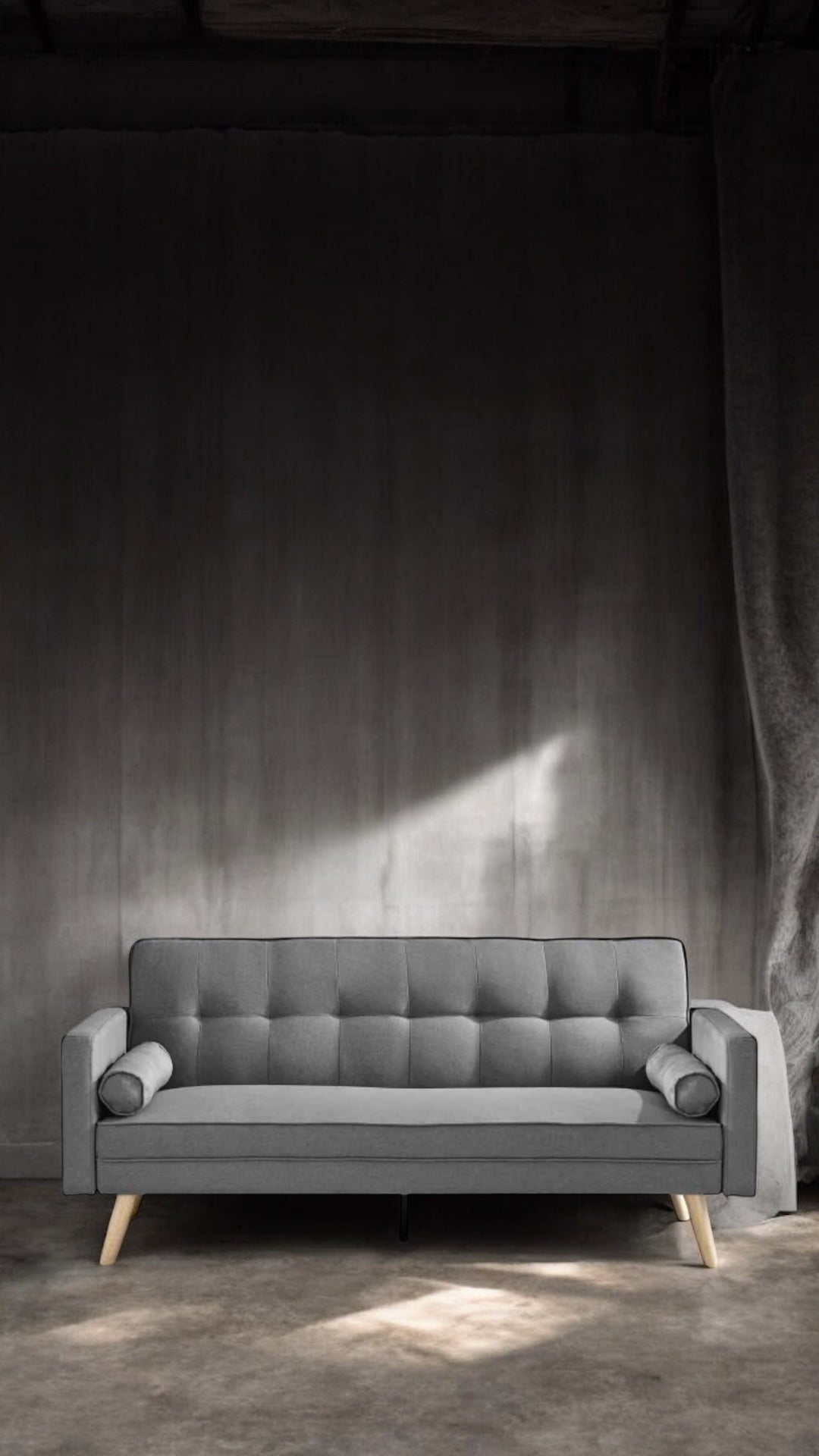 ALTIN™ 2-in-1 schlafsofa mit verstellbarer rückenlehne – modernes design, atmungsaktiver bezug & stabile konstruktion für wohn- und gästezimmer
