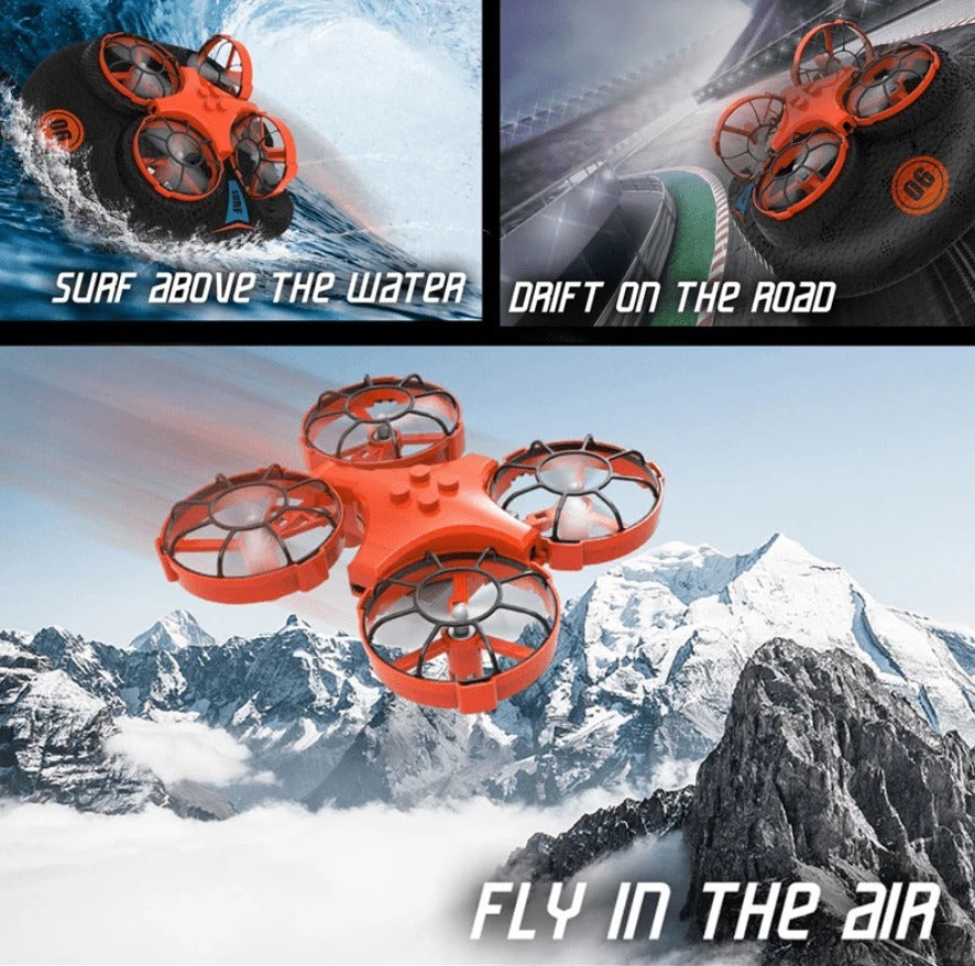 ALTIN™ 3-in-1 RC Drohne – Land, Wasser & Luft – Mini Quadrocopter mit Headless-Modus & Rückkehrfunktion