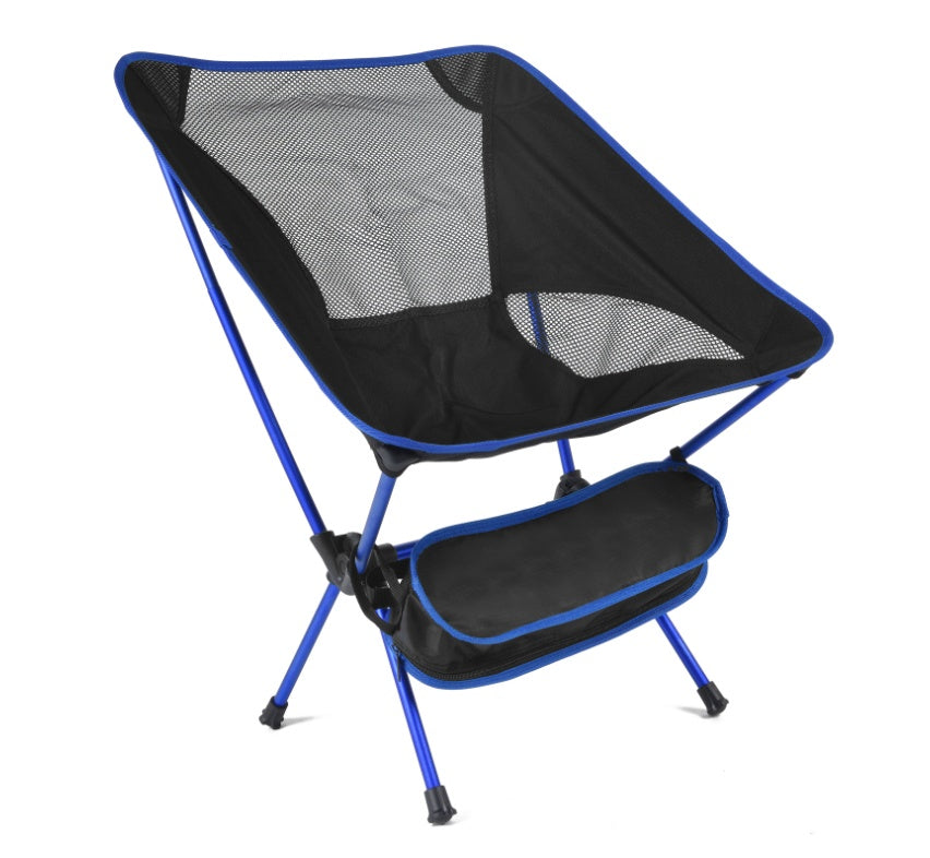 ALTIN™ Ultraleichter Faltbarer Campingstuhl – Tragbar für Strand, Angeln, Wandern & Picknick – Himmelblau