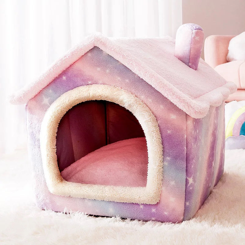 ALTIN™ Hundehütte & Katzenhaus – Weiches Kuschelbett für alle Jahreszeiten (S/M/L)