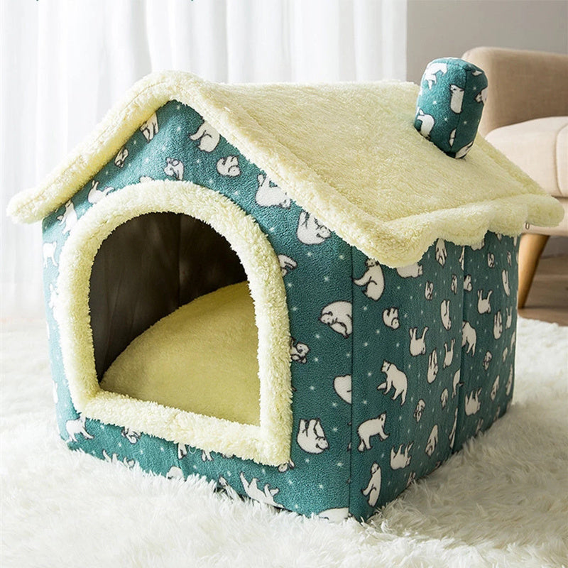 ALTIN™ Hundehütte & Katzenhaus – Weiches Kuschelbett für alle Jahreszeiten (S/M/L)