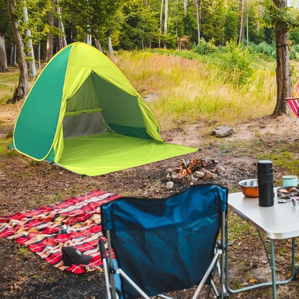 ALTIN™ Sonnenschutz Strandzelt – Pop-Up, UV-Schutz, Leicht, Tragbar, Camping & Strand