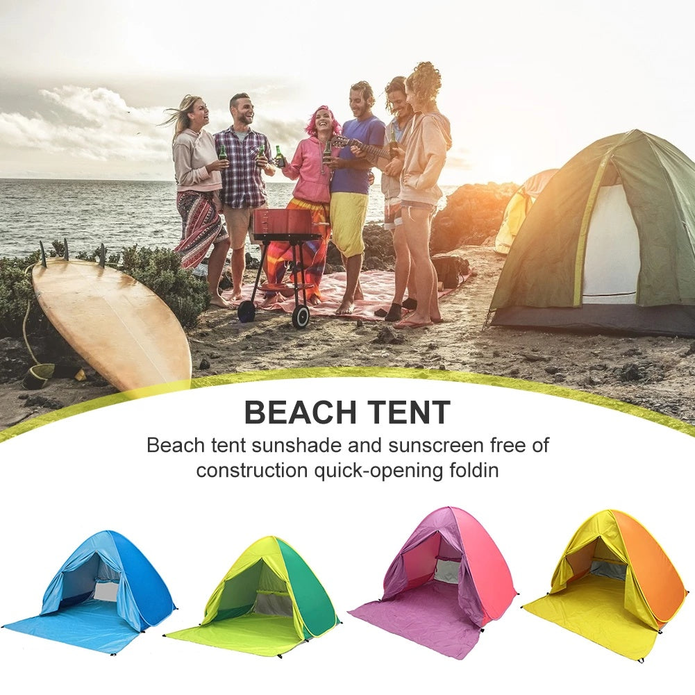 ALTIN™ Sonnenschutz Strandzelt – Pop-Up, UV-Schutz, Leicht, Tragbar, Camping & Strand