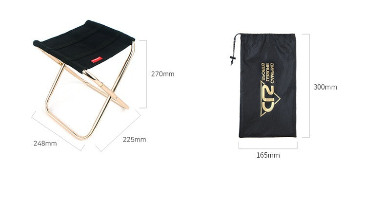ALTIN™ Ultraleicht Faltstuhl – Aluminium Campingstuhl mit Tragetasche