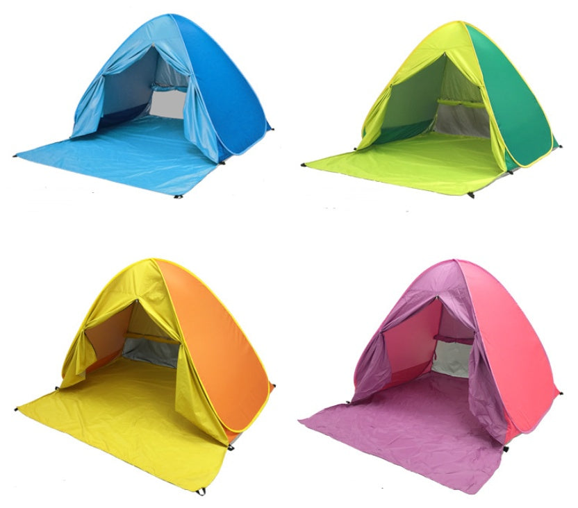 ALTIN™ Sonnenschutz Strandzelt – Pop-Up, UV-Schutz, Leicht, Tragbar, Camping & Strand