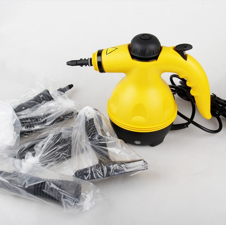 ALTIN™ Kompakter Dampfreiniger mit 450ml Tank – Handlich, kraftvoll & vielseitig einsetzbar (Gelb)