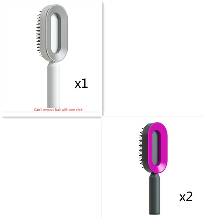 ALTIN™ Selbstreinigende 3-in-1 Massage-Haarbürste mit Luftkissen – Anti-Statik & Schmerzfrei