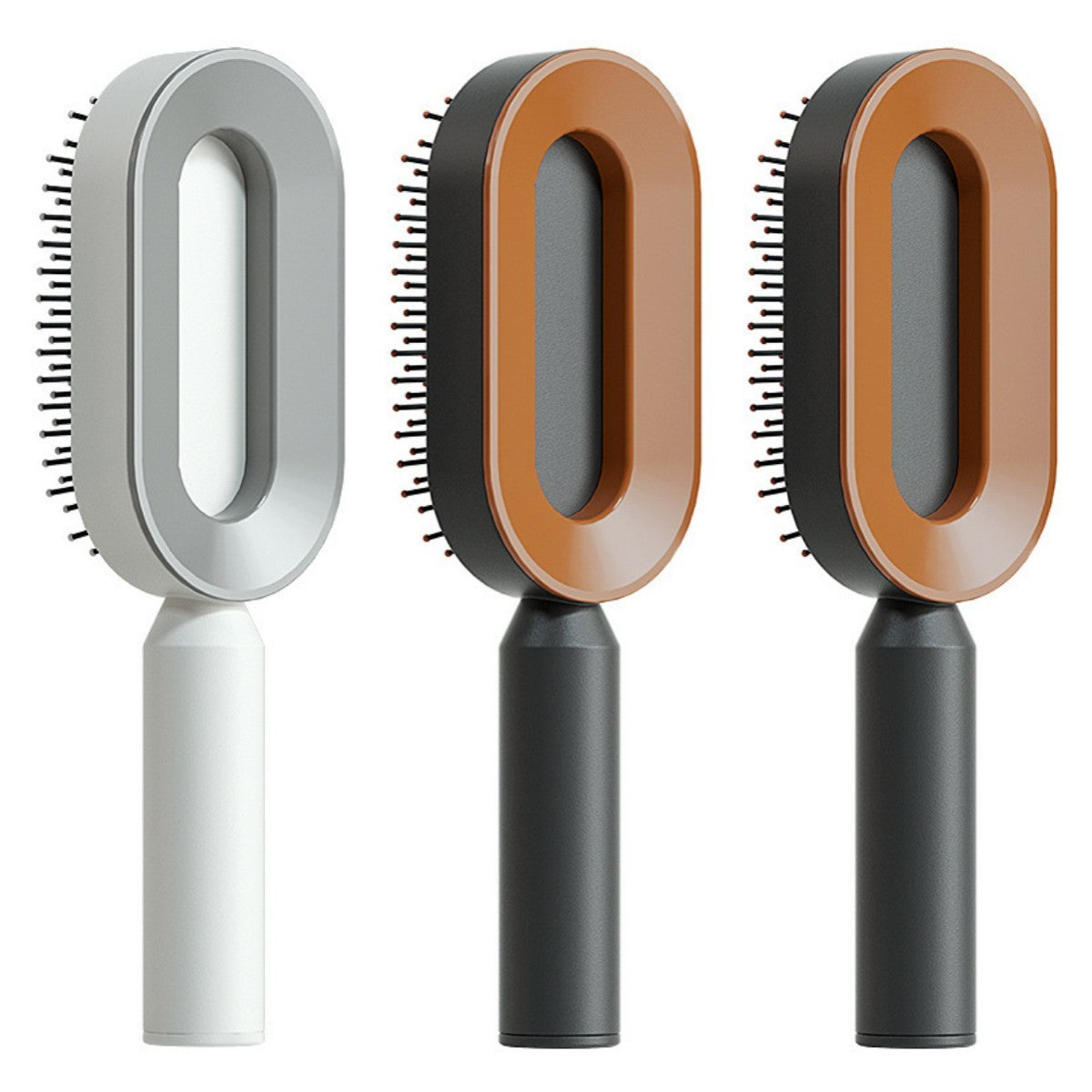 ALTIN™ Selbstreinigende 3-in-1 Massage-Haarbürste mit Luftkissen – Anti-Statik & Schmerzfrei