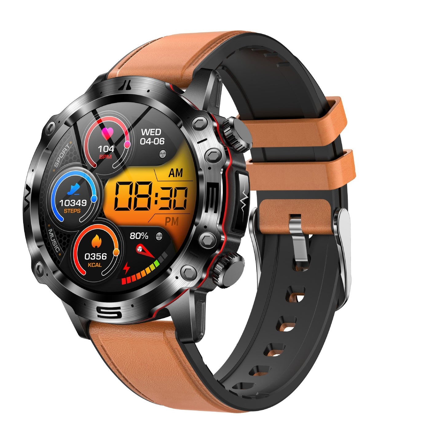 ALTIN™ Outdoor Smartwatch – HD Display, Blutdruck & Körperanalyse