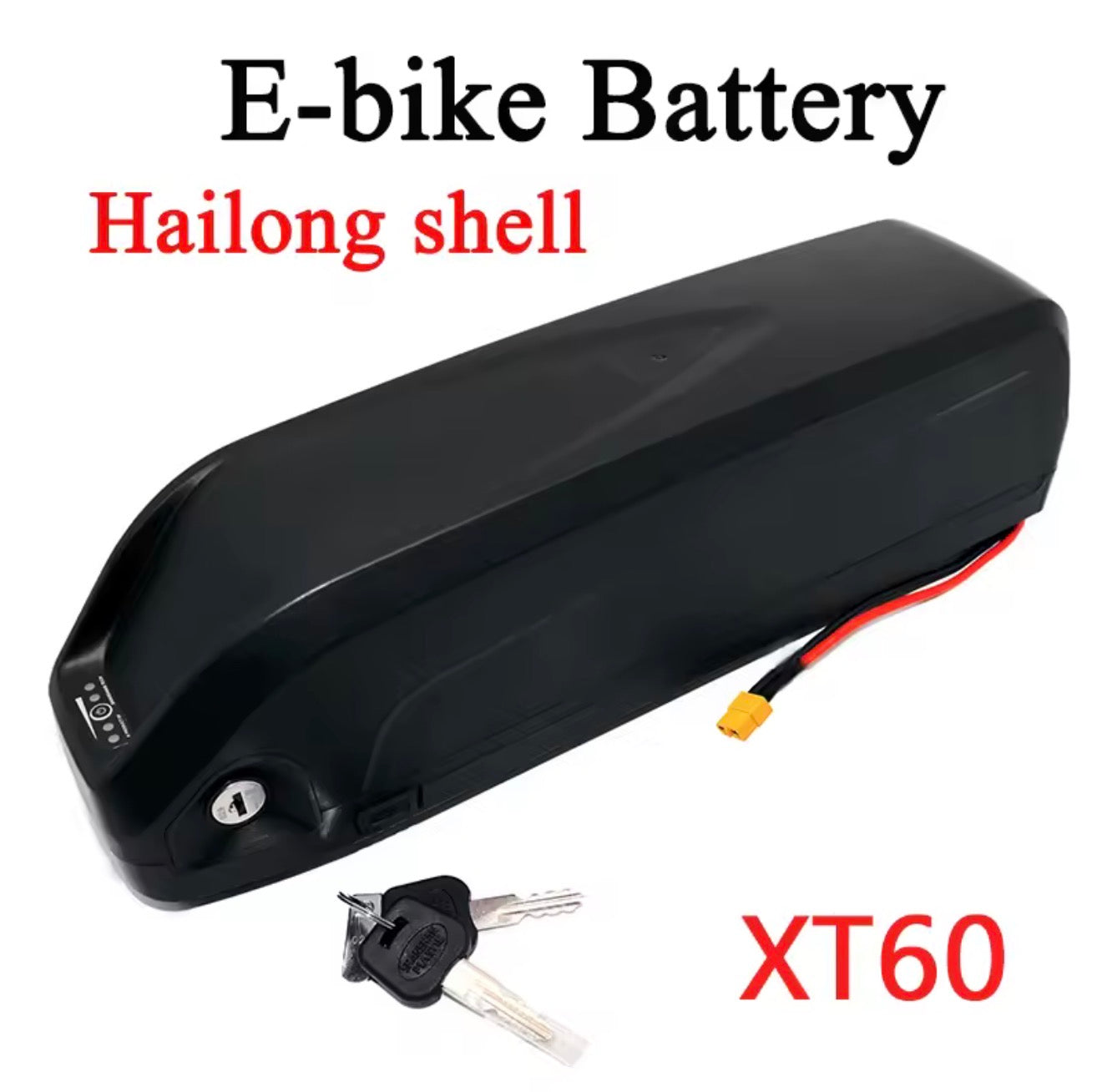 48V 10Ah 480Wh Li-Ion E-Bike Akku Hailong Down Tube