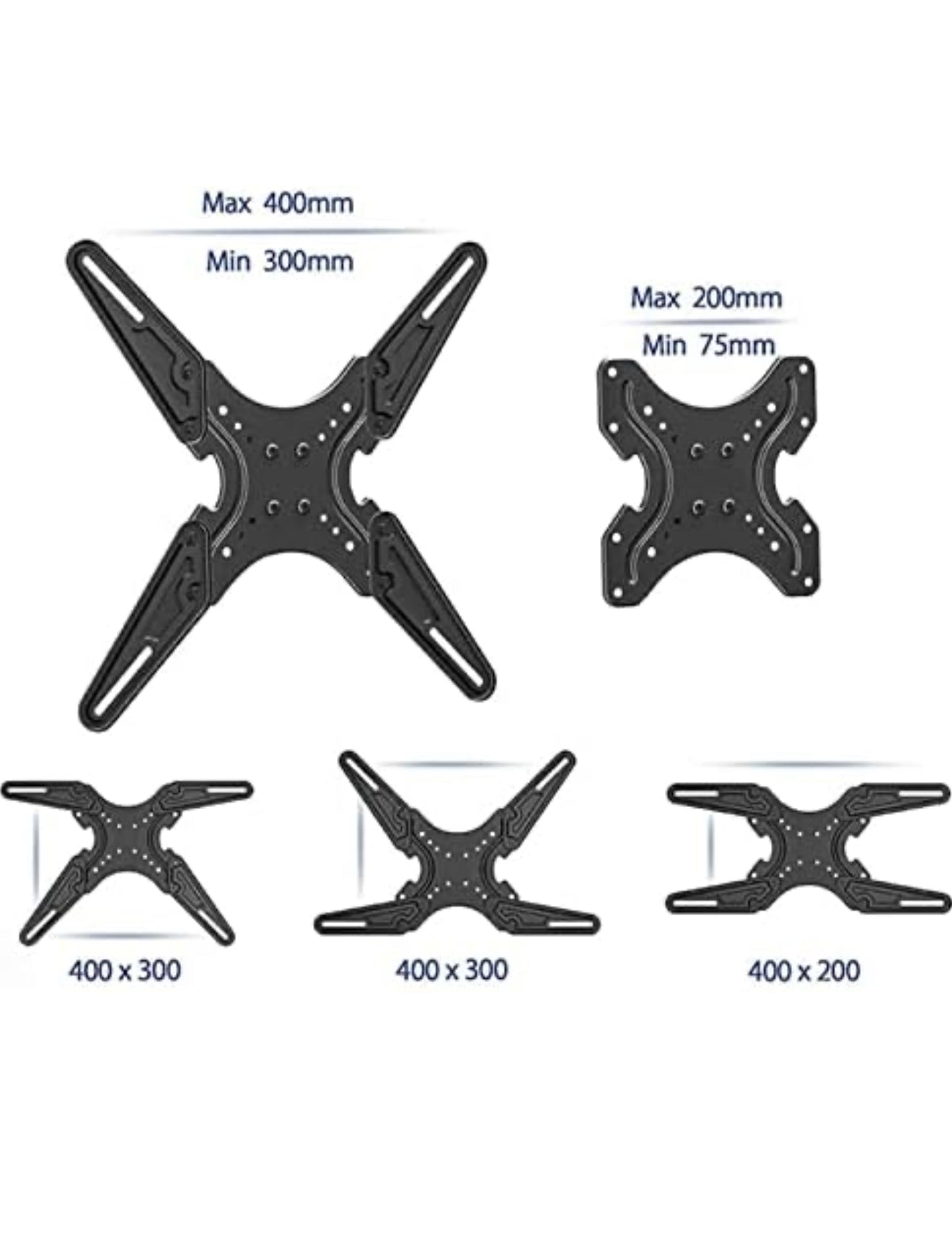 ALTIN™ TV-Ständer für 32–55 Zoll – Höhenverstellbar, Stabil & Elegant – Universeller Bodenständer aus Stahl für Wohnzimmer, Büro & Ausstellung – Bis 35 kg Belastung