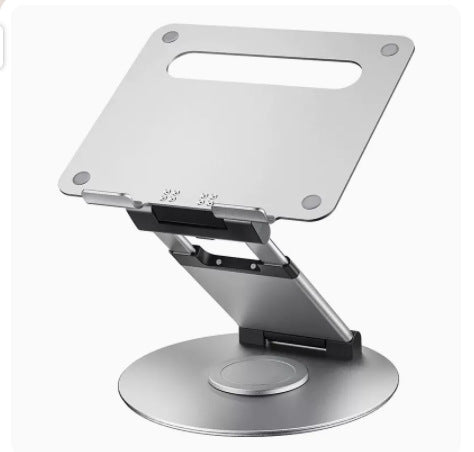 ALTIN™ Höhenverstellbarer Laptop-Ständer aus Aluminium – 360° Drehbar, Faltbar & Ergonomisch