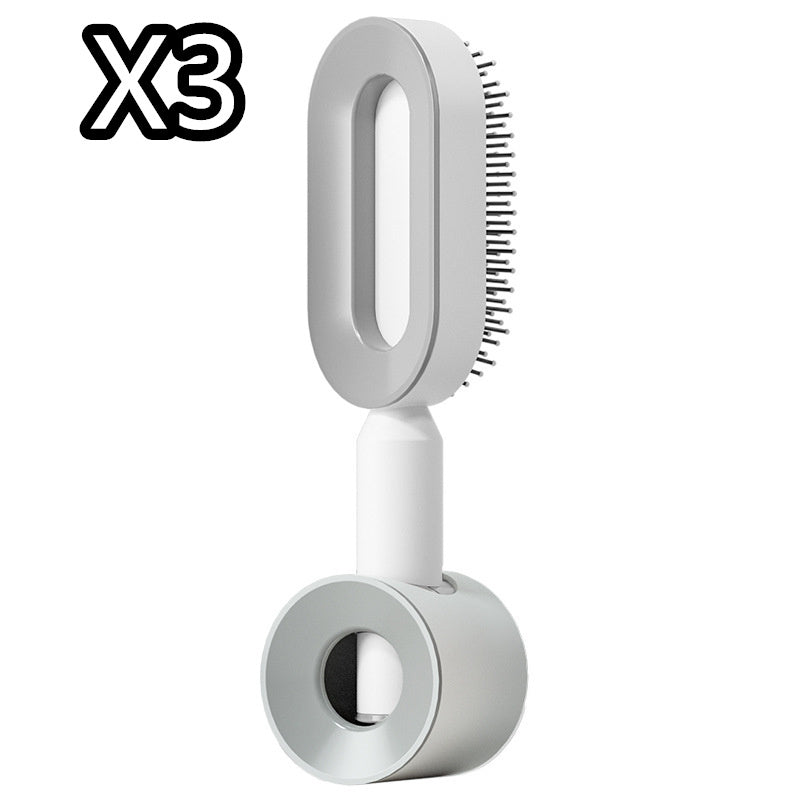 ALTIN™ Selbstreinigende 3-in-1 Massage-Haarbürste mit Luftkissen – Anti-Statik & Schmerzfrei