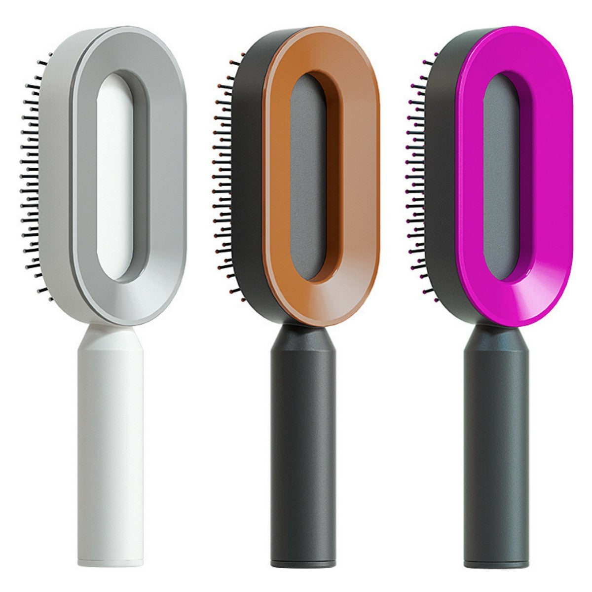 ALTIN™ Selbstreinigende 3-in-1 Massage-Haarbürste mit Luftkissen – Anti-Statik & Schmerzfrei