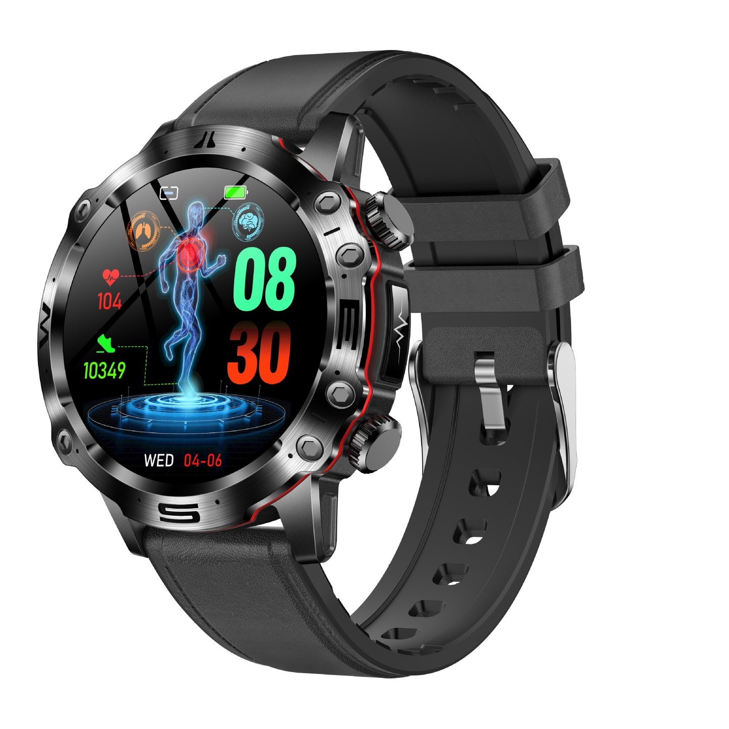 ALTIN™ Outdoor Smartwatch – HD Display, Blutdruck & Körperanalyse
