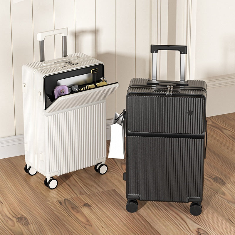 ALTIN™ Multifunktionaler Handgepäck Koffer – 20/22 Zoll, USB & Tassenhalter, Leicht & Stylisch