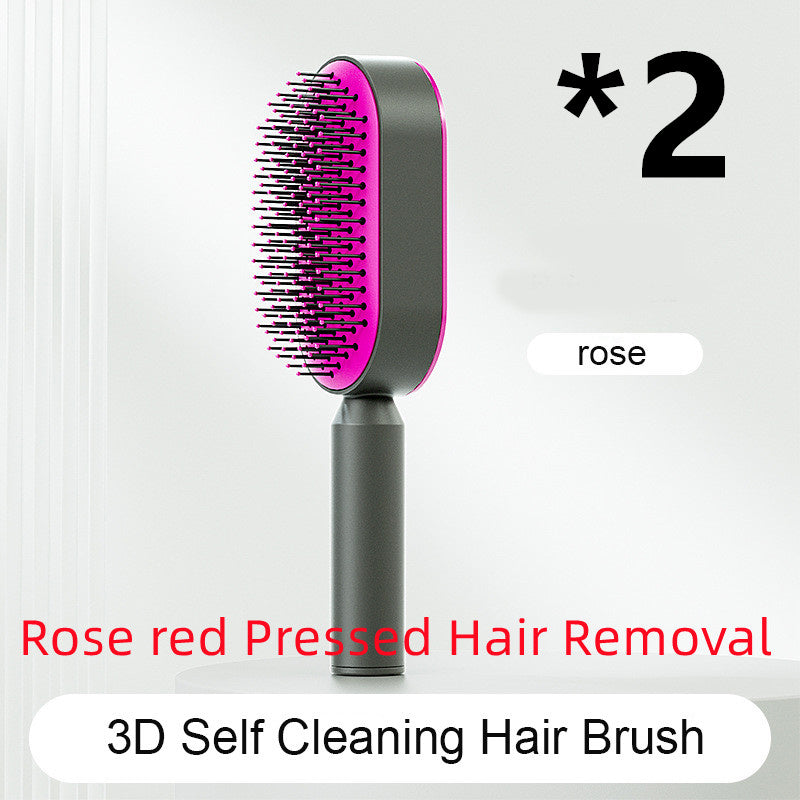 ALTIN™ Selbstreinigende 3-in-1 Massage-Haarbürste mit Luftkissen – Anti-Statik & Schmerzfrei