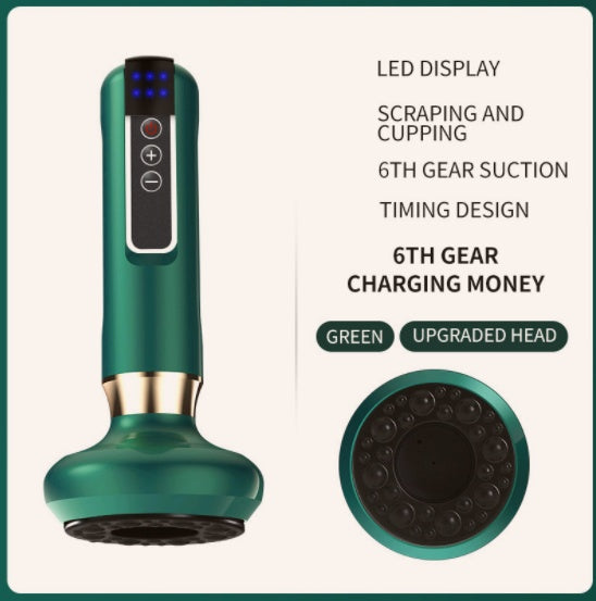 ALTIN™ Intelligentes Schröpfmassagegerät mit Infrarot – 6/12 Intensitätsstufen, Gua Sha, USB-Ladung