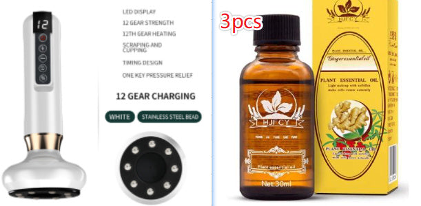 ALTIN™ Intelligentes Schröpfmassagegerät mit Infrarot – 6/12 Intensitätsstufen, Gua Sha, USB-Ladung