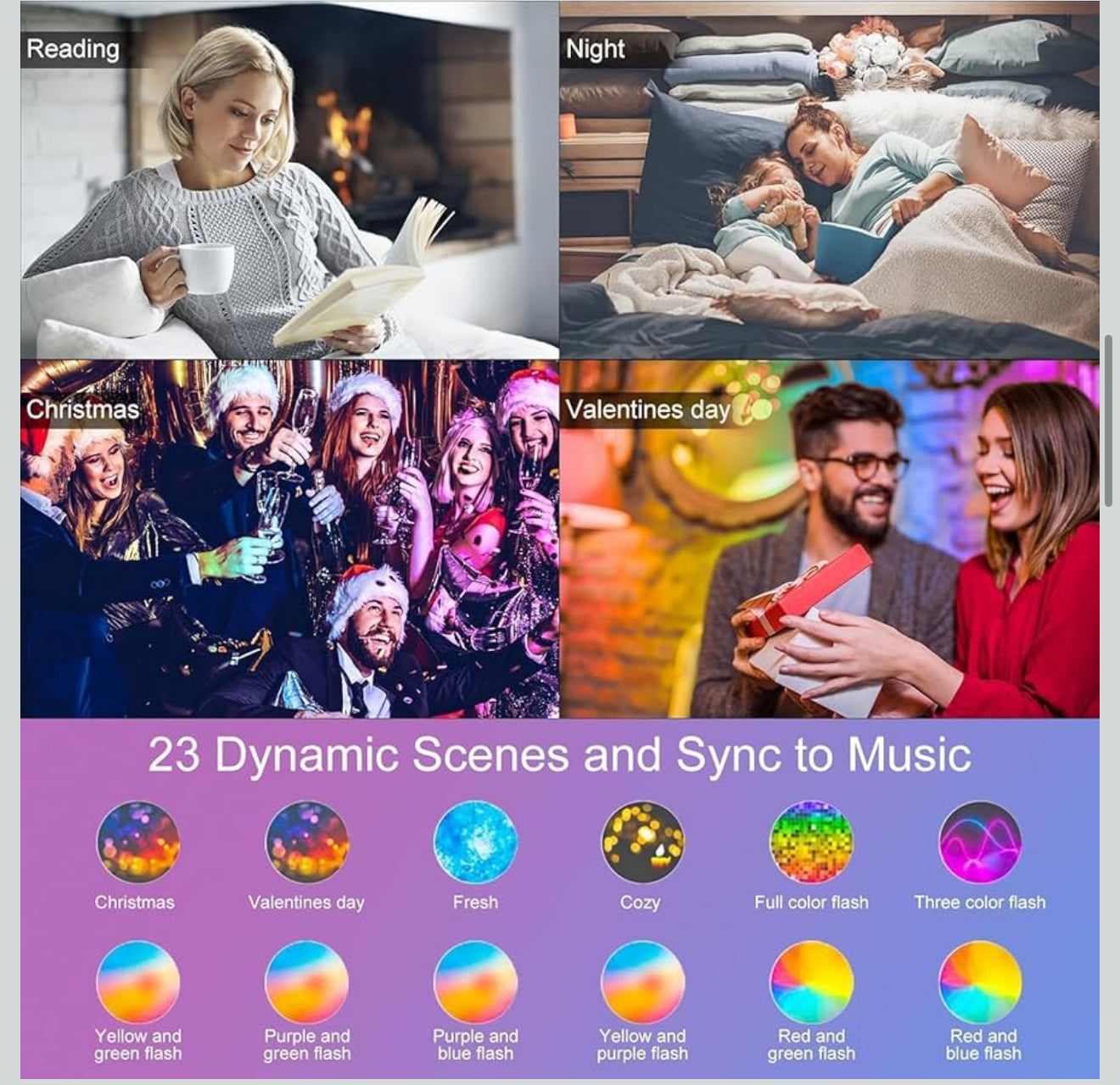 HYDONG Smart LED Einbaustrahler 8W, 230V, Ø68mm, IP44, Alexa kompatibel, RGB + Warmweiß, Bluetooth, dimmbar, Set 6 Stück