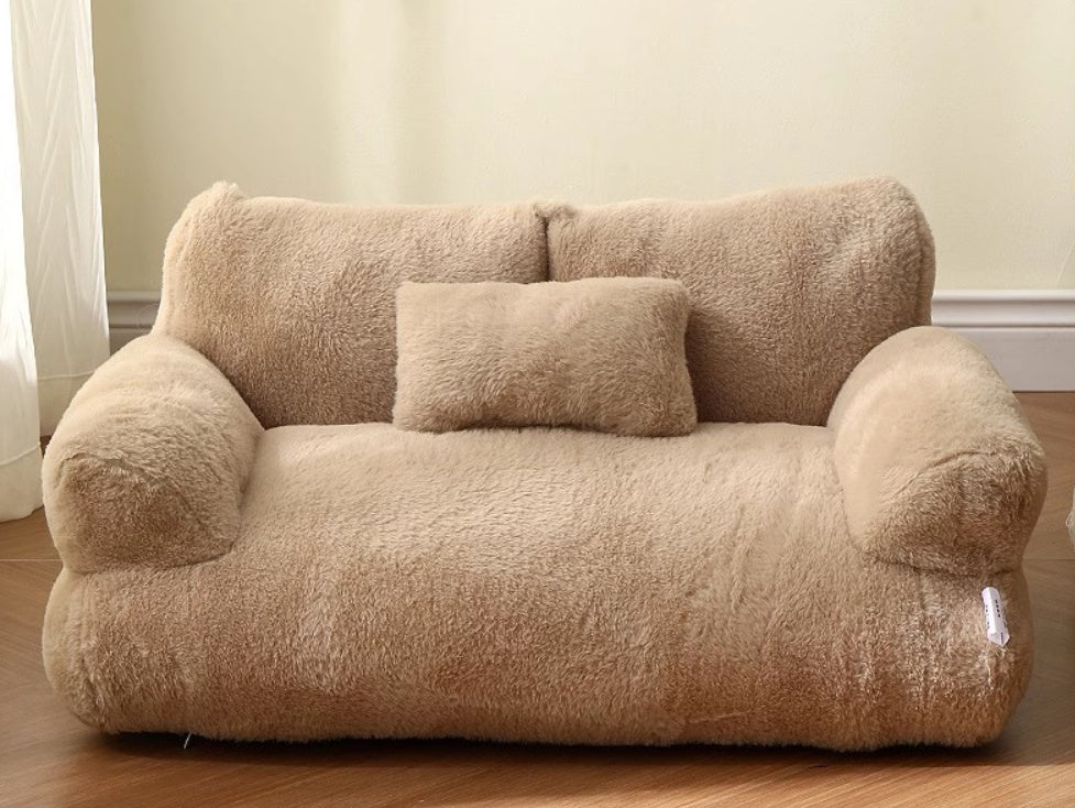 ALTIN™ Warmes Winter-Haustierbett – Weiches Sofa für Katzen & Hunde, Rutschfest & Gemütlich