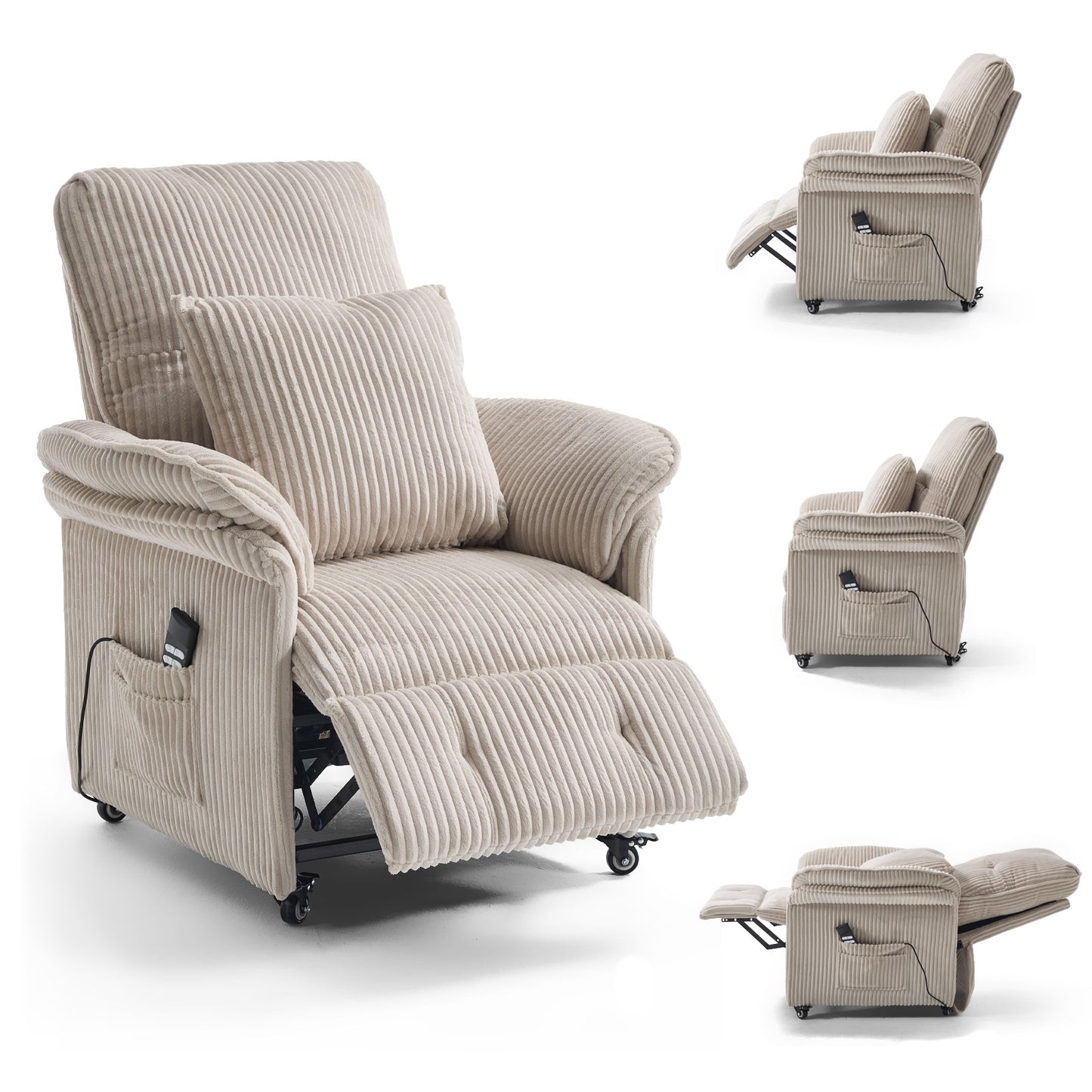 Elektrischer Relaxsessel – Doppelmotor, Luxus Komfort & Funktionalität R-Edition