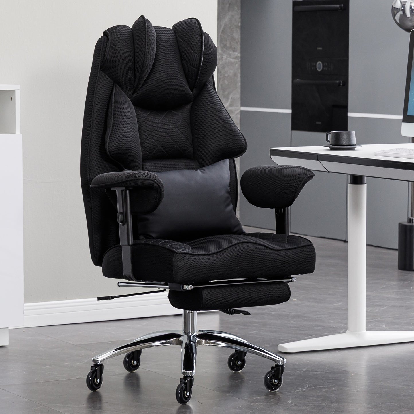 Ergonomischer XXL Bürostuhl – R-Edition mit Fußstütze & Premium Komfort