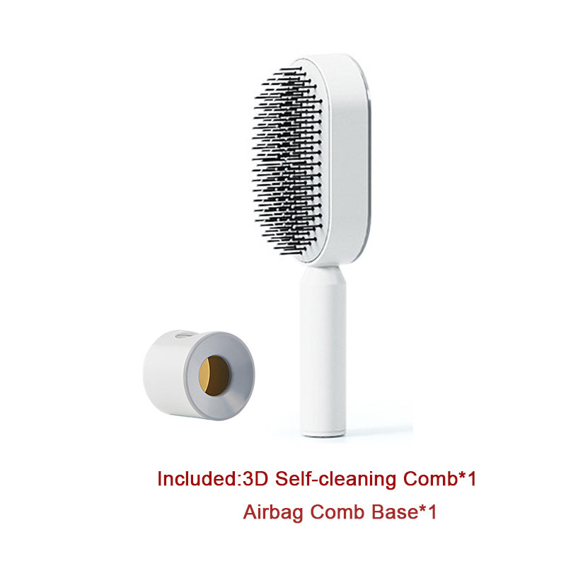 ALTIN™ Selbstreinigende 3-in-1 Massage-Haarbürste mit Luftkissen – Anti-Statik & Schmerzfrei