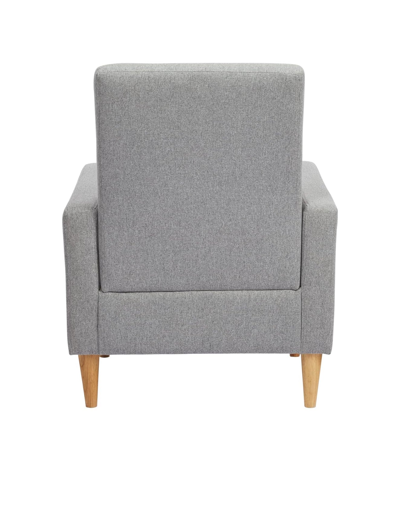 COLAMY Einzelsessel – Moderner Polstersessel mit Holzbeinen, Memory-Schaum & ergonomischer Rückenlehne – 5 Farben verfügbar (Gelb, Beige, Blau, Grau , Creme )