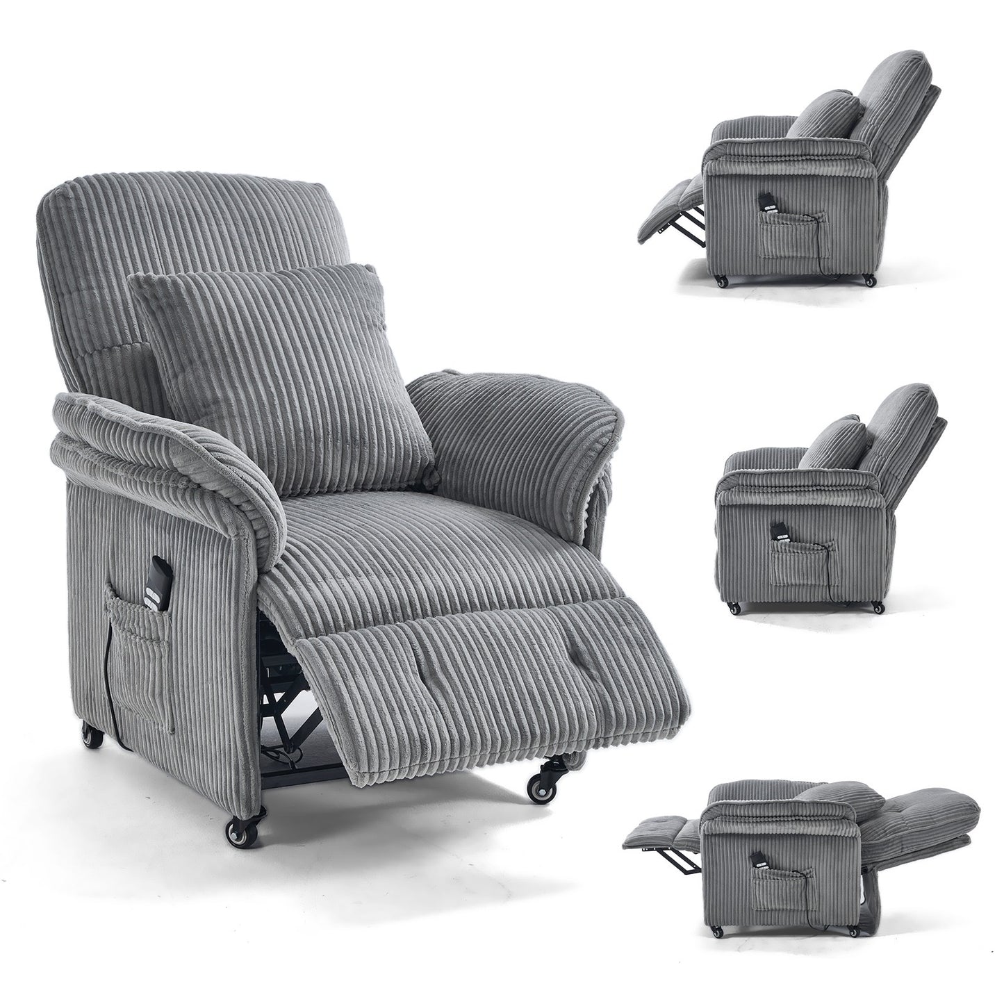 Elektrischer Relaxsessel – Doppelmotor, Luxus Komfort & Funktionalität R-Edition