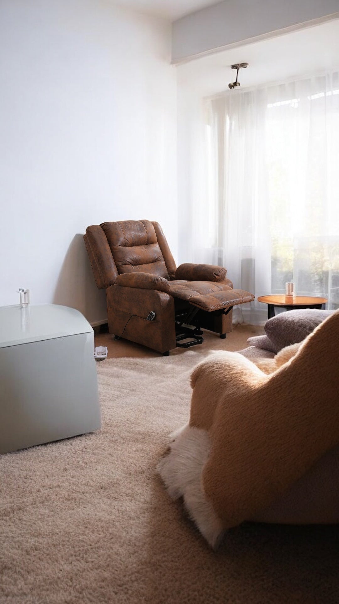 Massage & Heat Relaxsessel – Elektrisch verstellbar mit Aufstehhilfe, Liegefunktion & Fernbedienung – High-Comfort TV Sessel | präsentiert von ALTIN™