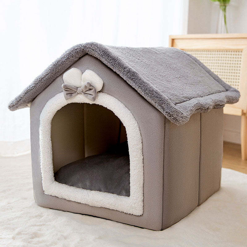 ALTIN™ Hundehütte & Katzenhaus – Weiches Kuschelbett für alle Jahreszeiten (S/M/L)