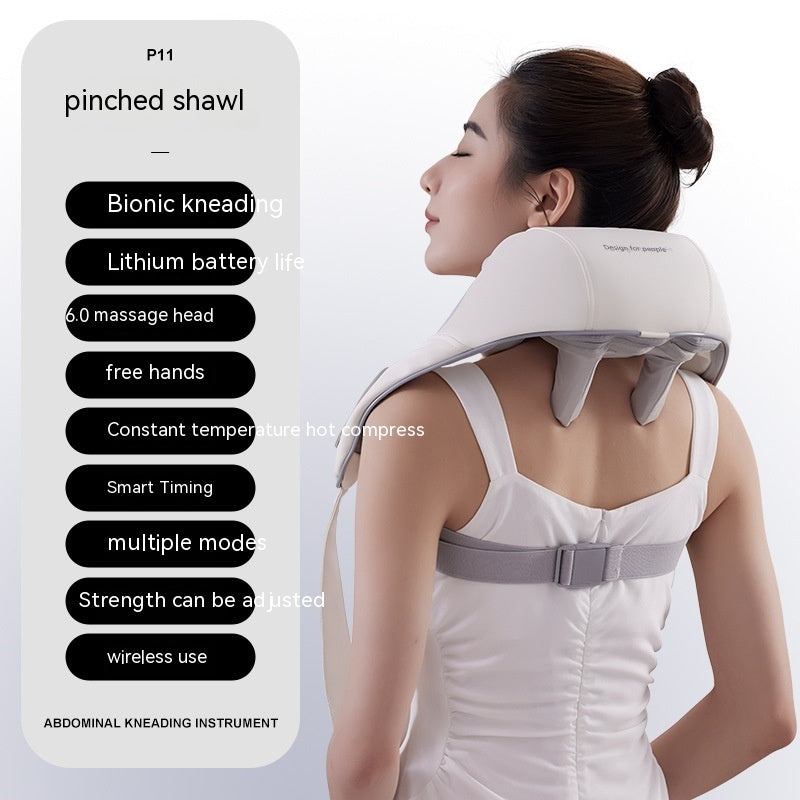 ALTIN™ Oblique Muscle Shoulder And Neck Massager Clip Kneading Electric