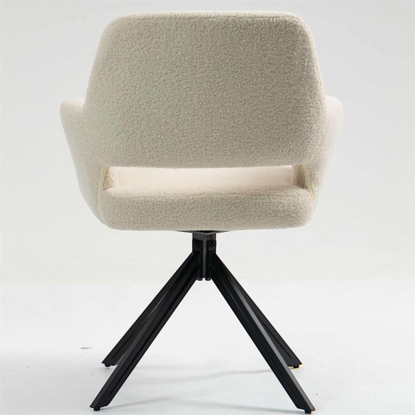🪑 Esszimmerstuhl 2er Set | Samtstoff oder Bouclé | X-Gestell, Drehbar mit Rückholfunktion