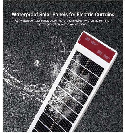 2er Set Solar Panel für Elektrische Rollos – Nachhaltige Energieversorgung für umweltbewusste Fensterabdeckungen – Kostenloser Versand