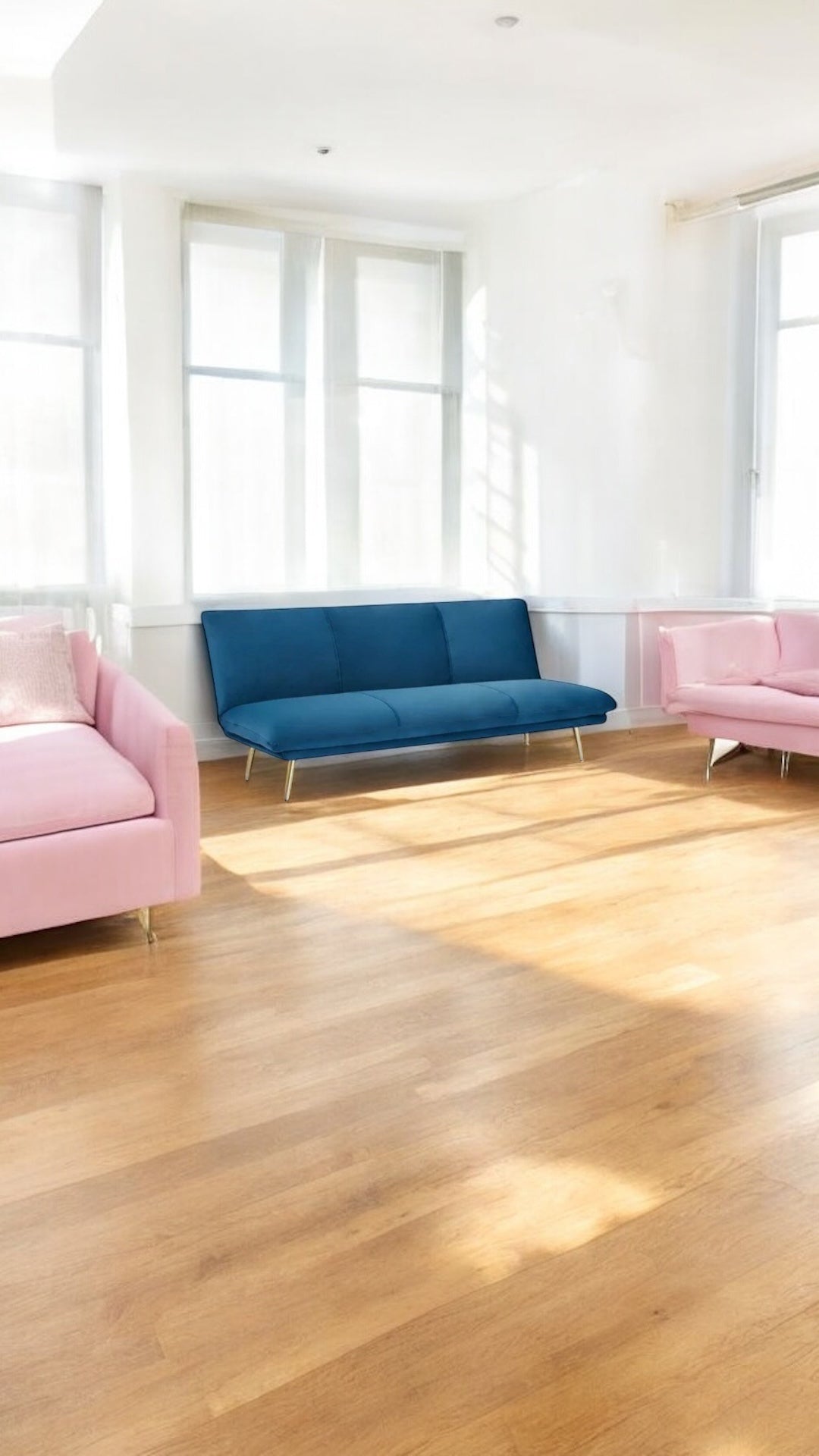ALTIN™ Schlafsofa Royal Blau – Verstellbares 2-in-1 Sofa mit Liegefunktion & Modernem Design für stilvolle Wohnräume