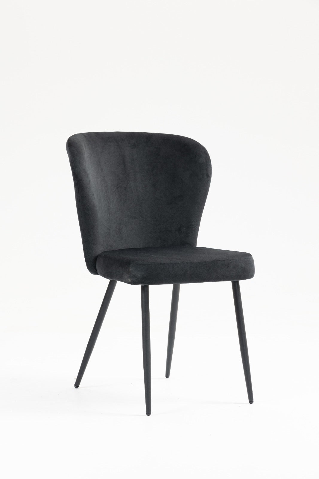Luxus-Samtstühle im Set – 2er (179 €) oder 4er (259 €) – X- oder Vierfußgestell – Verschiedene Farben – Belastbar 120 kg – Versand kostenlos