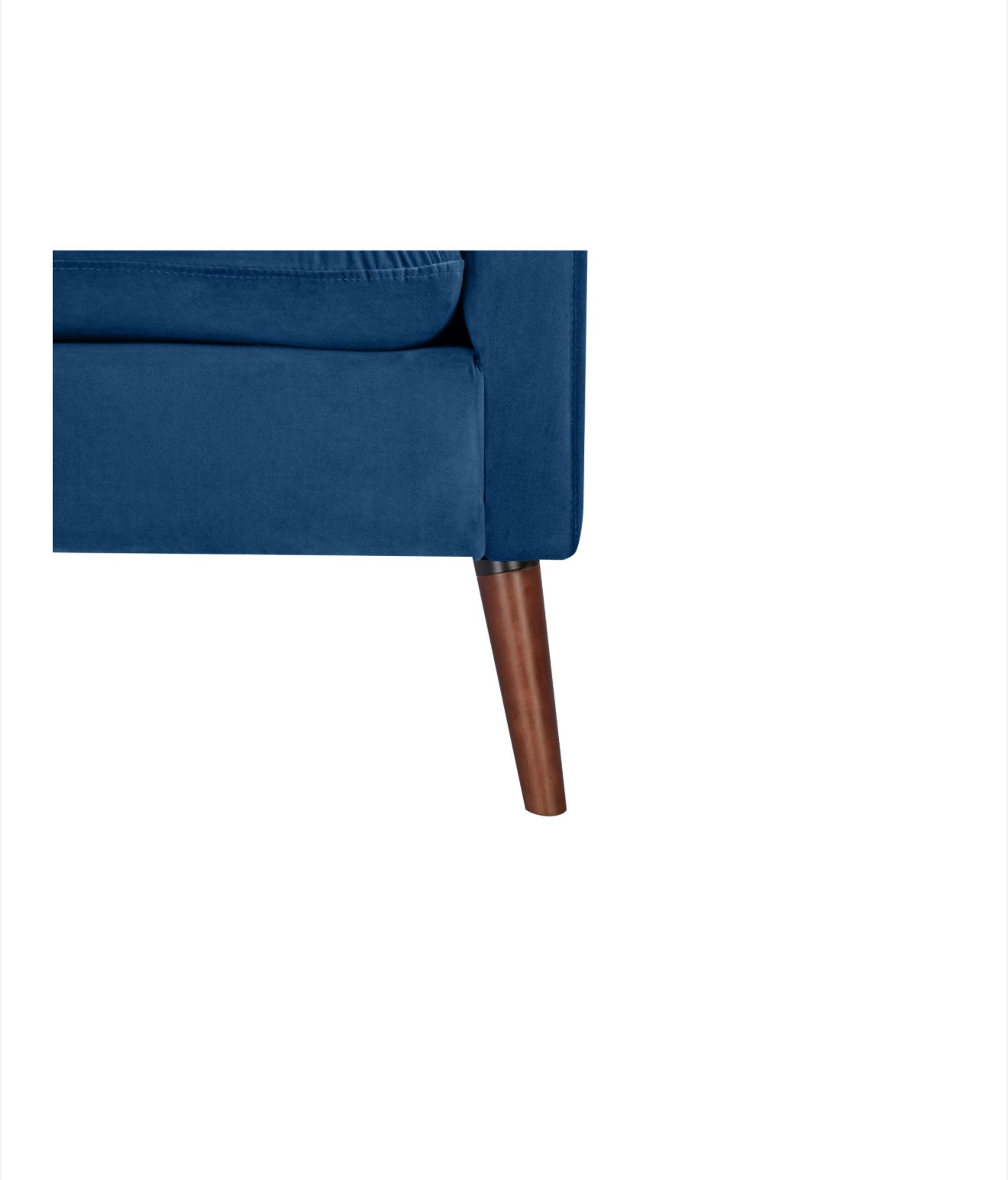 ALTIN™ loungesessel aus samtstoff – luxuriöser entspannungssessel in blau und grau, mit dicker polsterung & stilvollem design für wohn- oder schlafzimmer