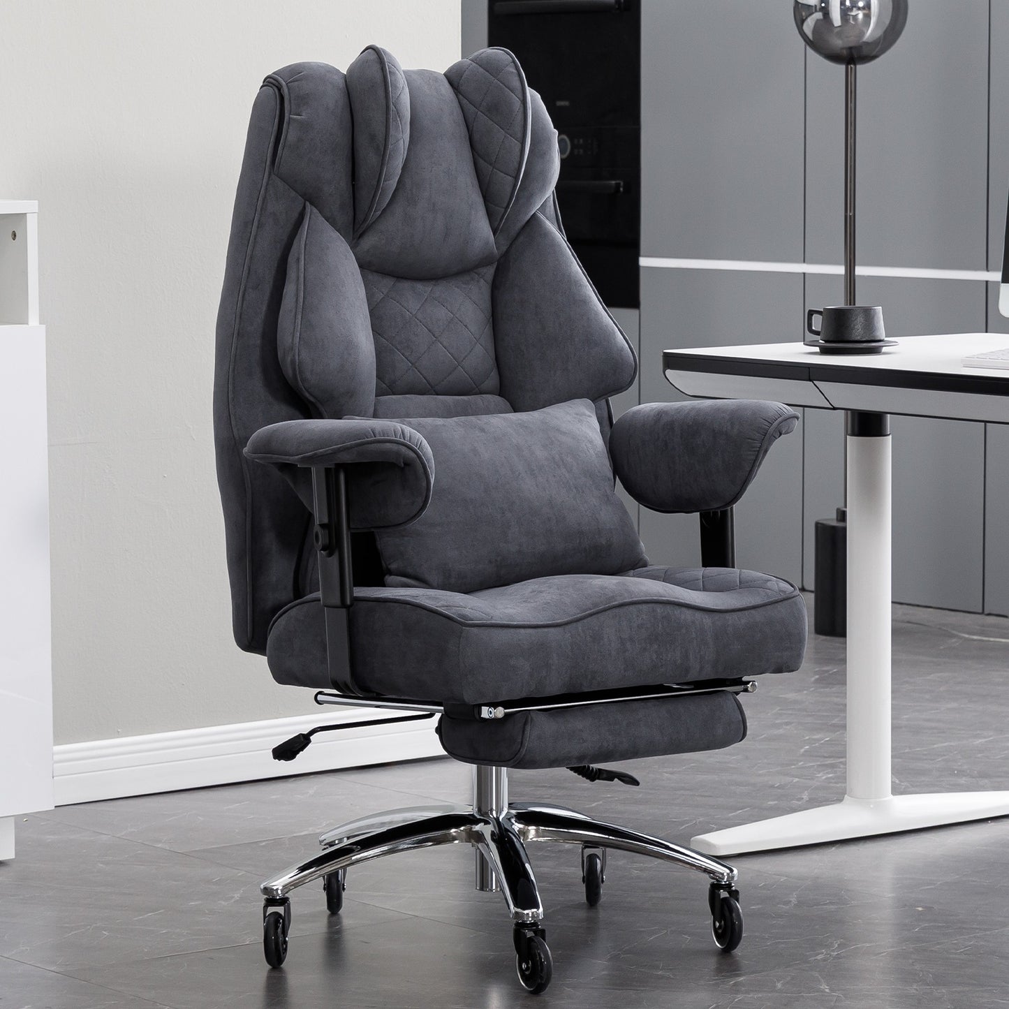 Ergonomischer XXL Bürostuhl – R-Edition mit Fußstütze & Premium Komfort