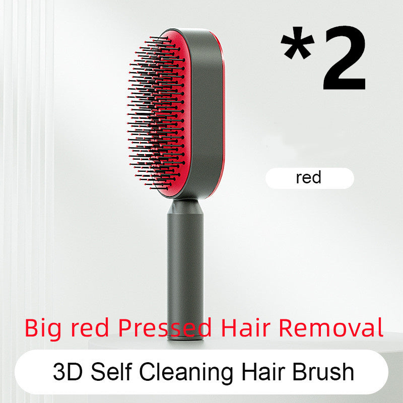 ALTIN™ Selbstreinigende 3-in-1 Massage-Haarbürste mit Luftkissen – Anti-Statik & Schmerzfrei