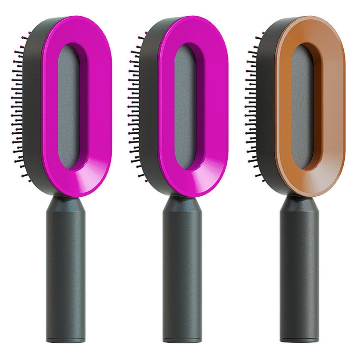 ALTIN™ Selbstreinigende 3-in-1 Massage-Haarbürste mit Luftkissen – Anti-Statik & Schmerzfrei