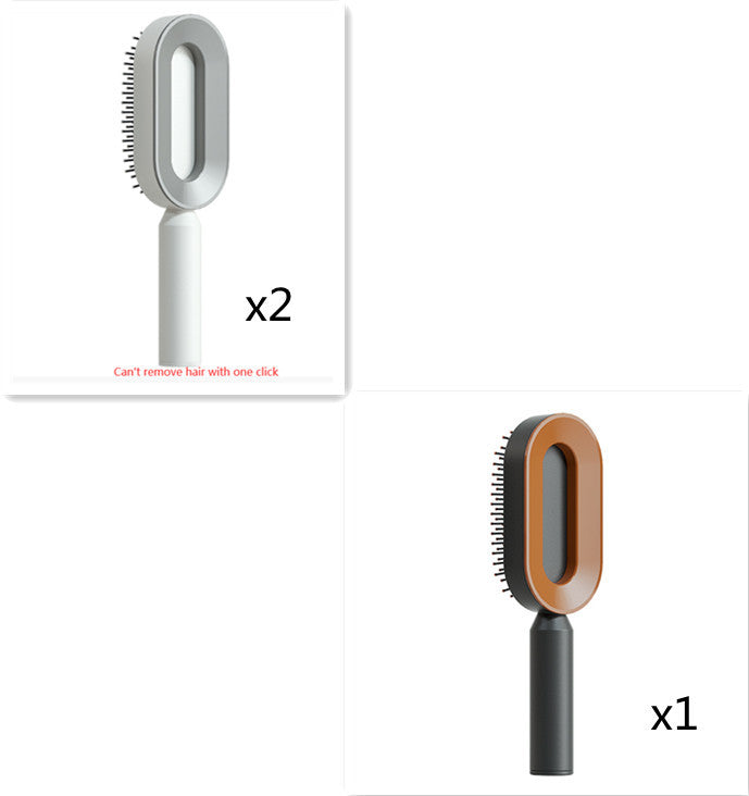 ALTIN™ Selbstreinigende 3-in-1 Massage-Haarbürste mit Luftkissen – Anti-Statik & Schmerzfrei