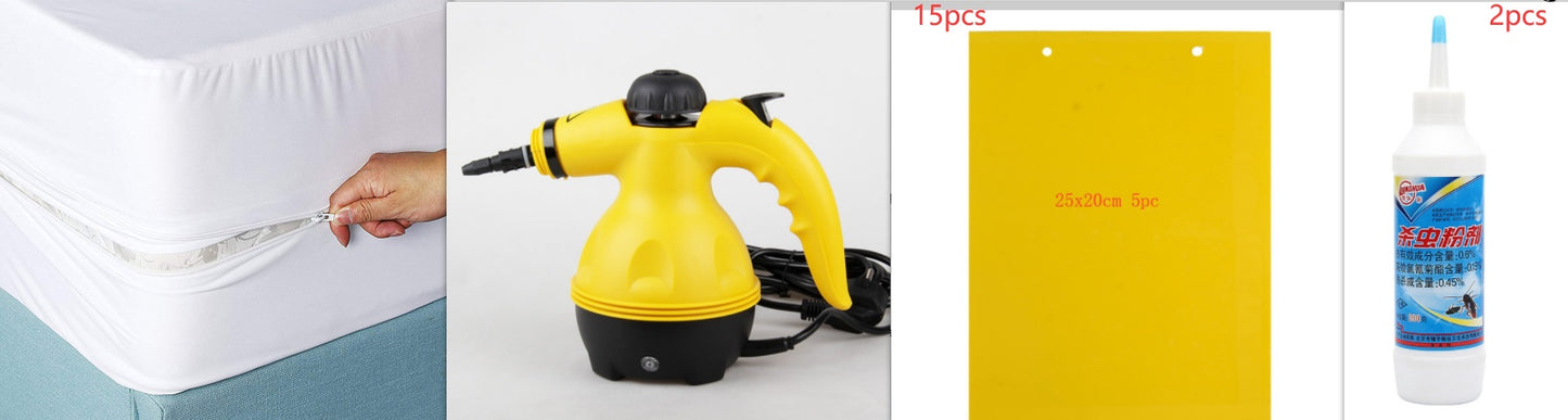 ALTIN™ Kompakter Dampfreiniger mit 450ml Tank – Handlich, kraftvoll & vielseitig einsetzbar (Gelb)