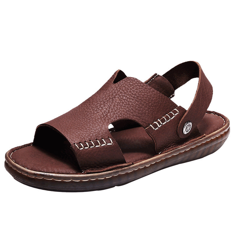 ALTIN™ Bequeme Herren Ledersandalen – Wasserdicht & Rutschfest für Sommer & Outdoor