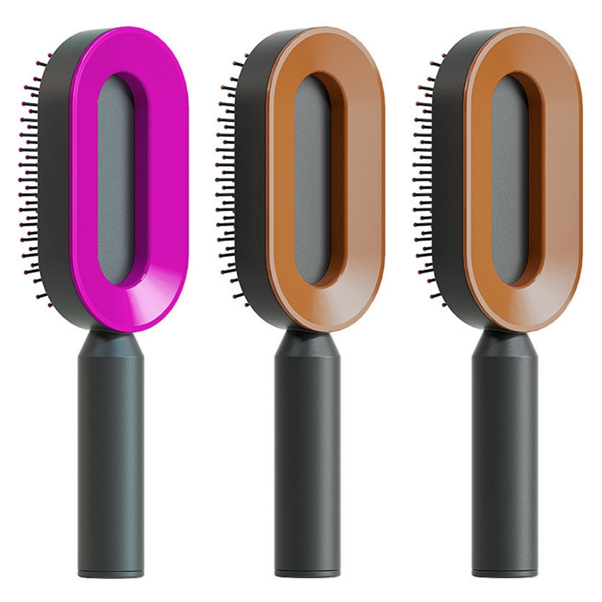ALTIN™ Selbstreinigende 3-in-1 Massage-Haarbürste mit Luftkissen – Anti-Statik & Schmerzfrei