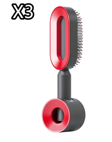 ALTIN™ Selbstreinigende 3-in-1 Massage-Haarbürste mit Luftkissen – Anti-Statik & Schmerzfrei