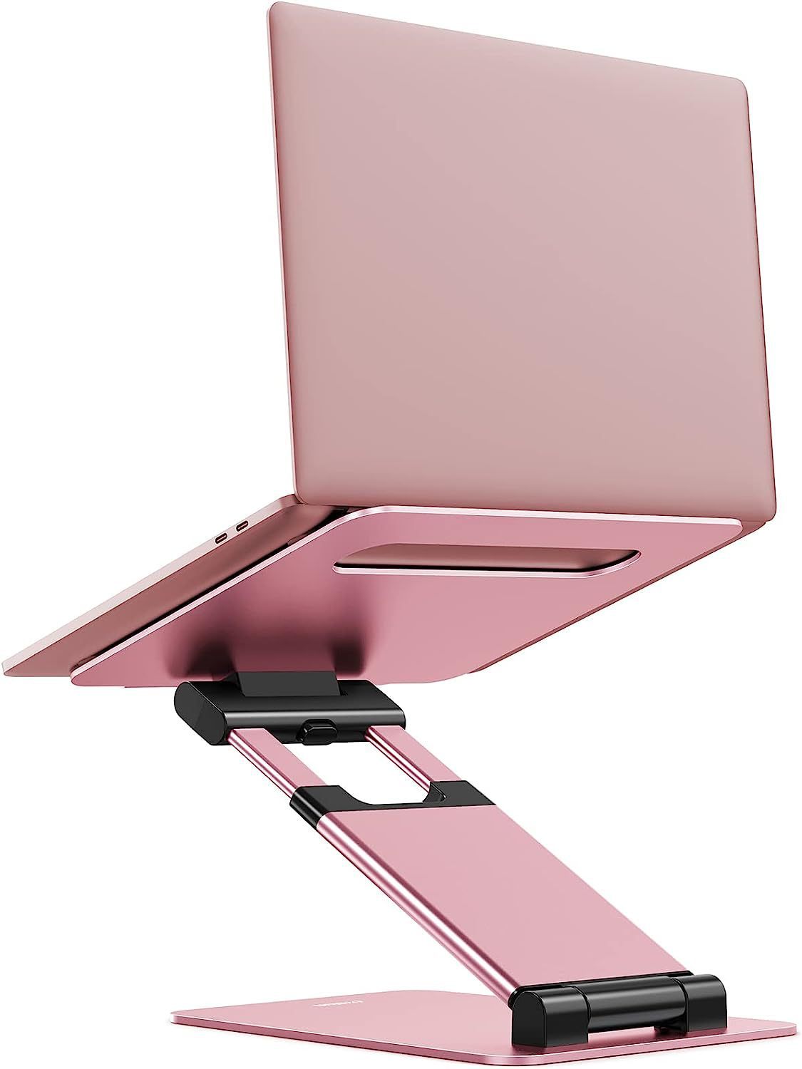 ALTIN™ Höhenverstellbarer Laptop-Ständer aus Aluminium – 360° Drehbar, Faltbar & Ergonomisch
